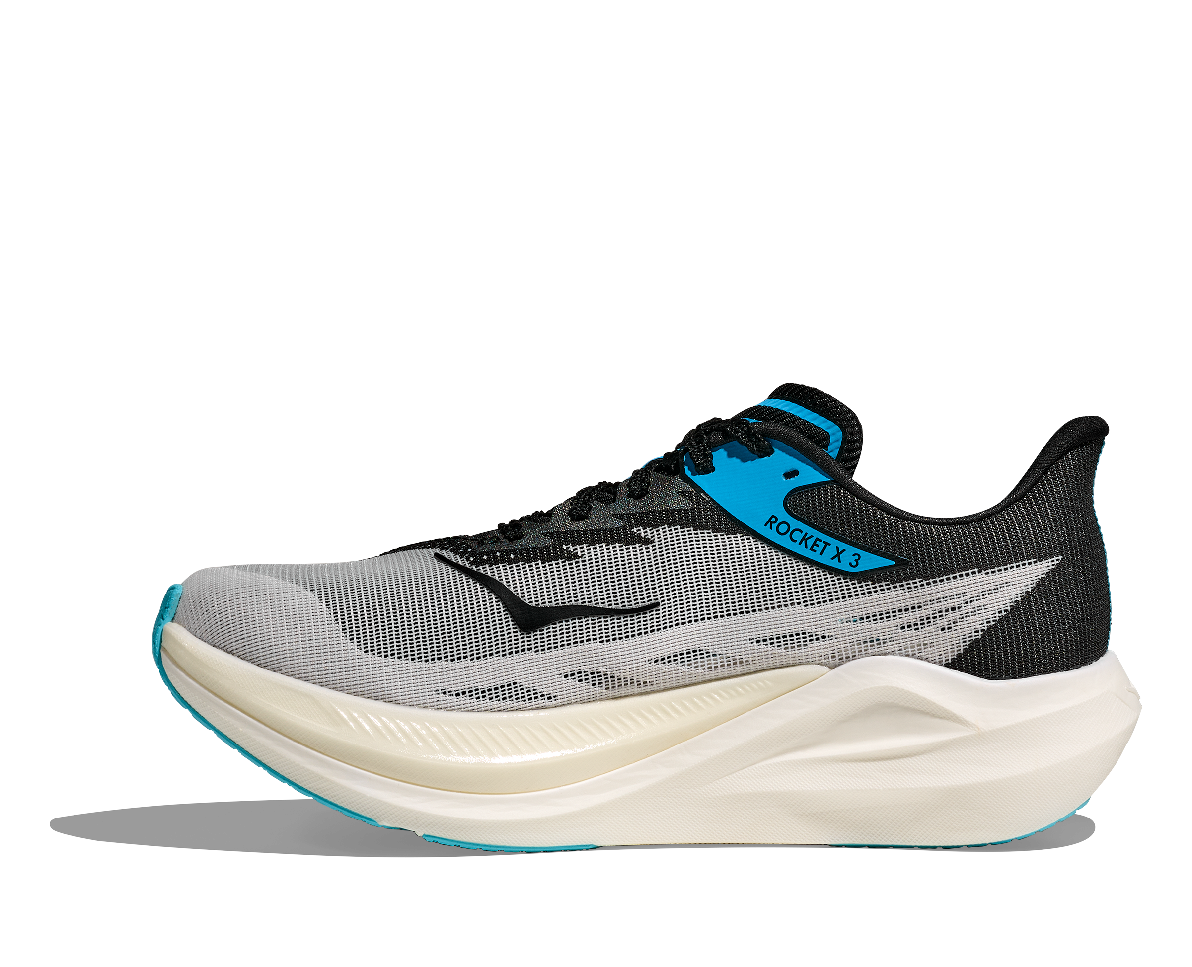 Hoka Rocket X 3, Laufschuh, unisex, White/Black