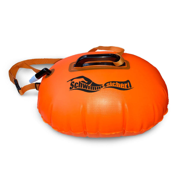 schwimm-sicher.de Small Safety Buoy, orange