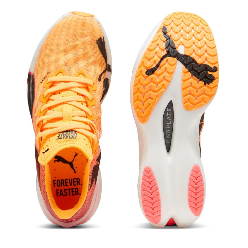 Puma Deviate Nitro Elite 3 Fire, Laufschuh, Damen, Sun Stream/ Sunset Glow