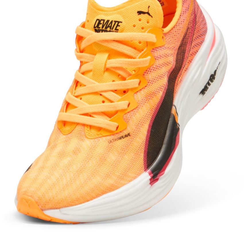 Puma Deviate Nitro Elite 3 Fire, Laufschuh, Damen, Sun Stream/ Sunset Glow