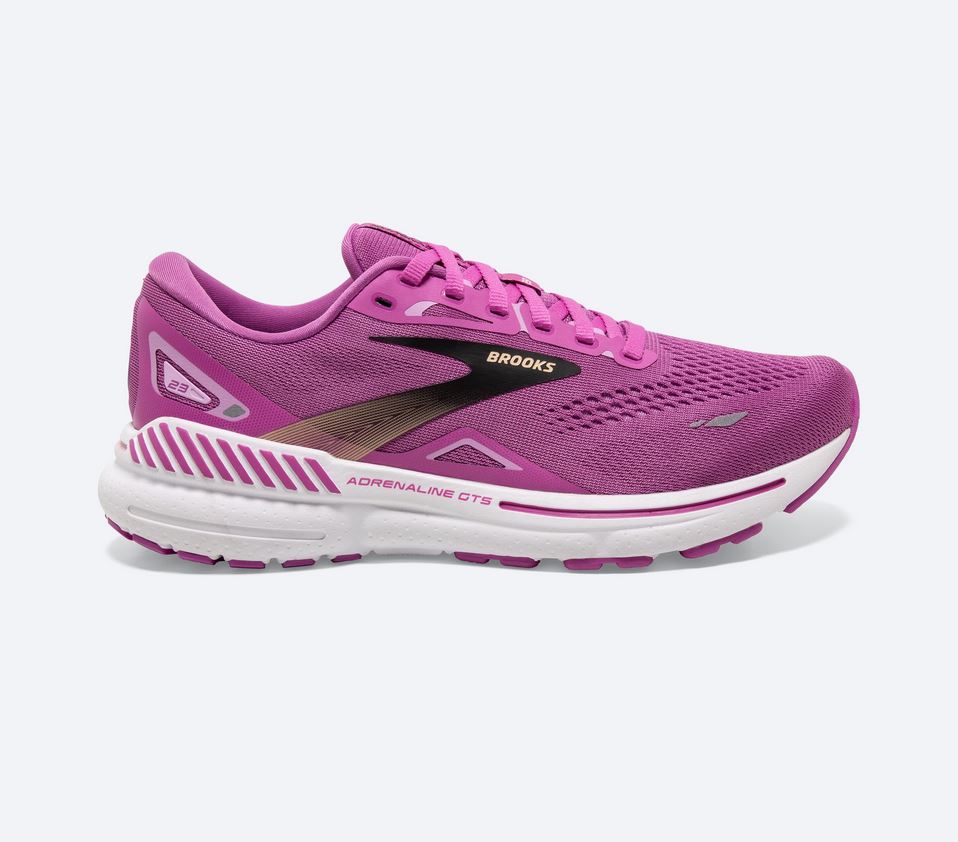 Brooks Adrenaline GTS 23, Orchid/Black/Purple