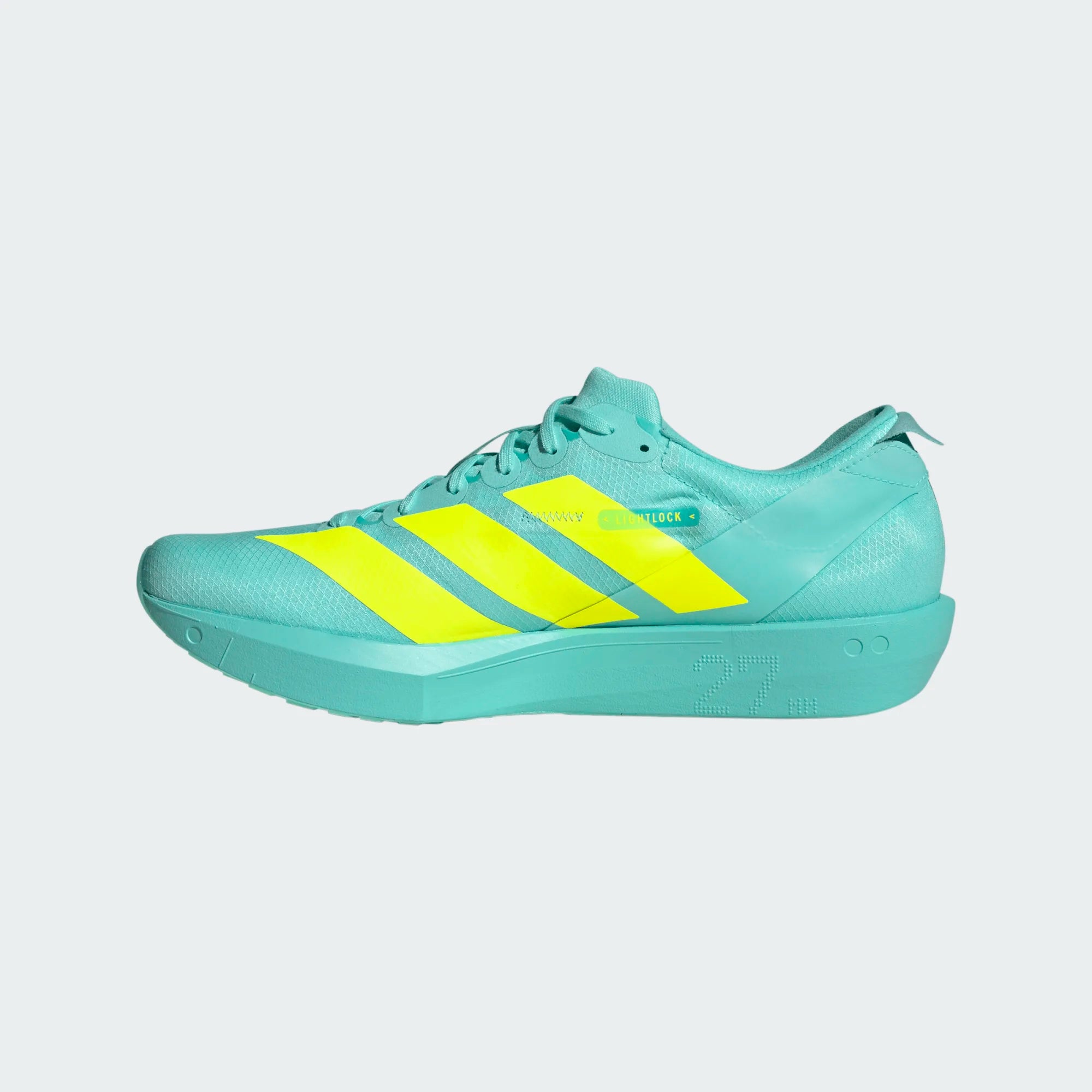 Adidas ADIZERO ADIOS 9, Laufschuh, Herren, Flash Aqua/Lucid Lemon/Zero Mint
