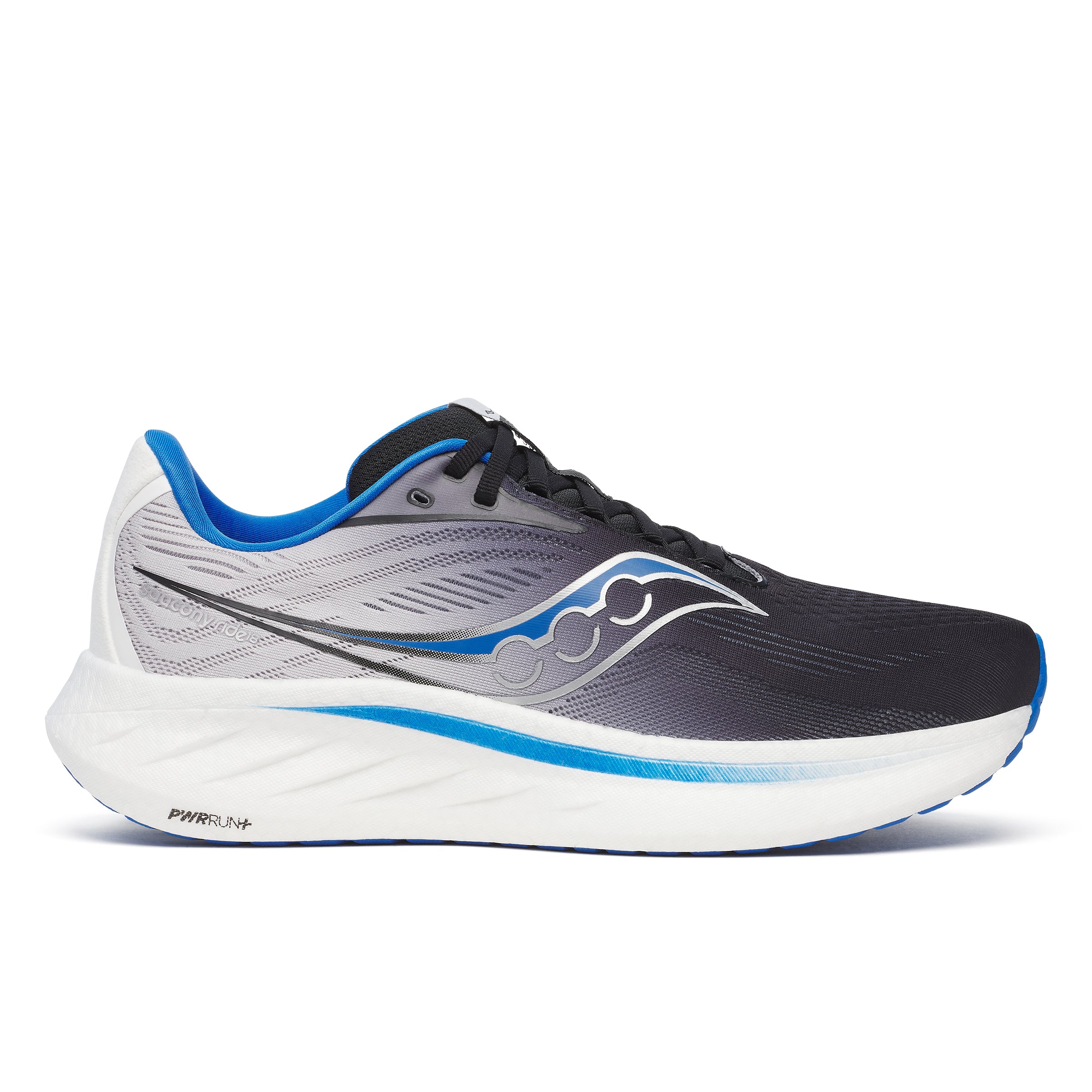 Saucony Ride 18, Laufschuh, Herren, BLACK/SKYDIVER