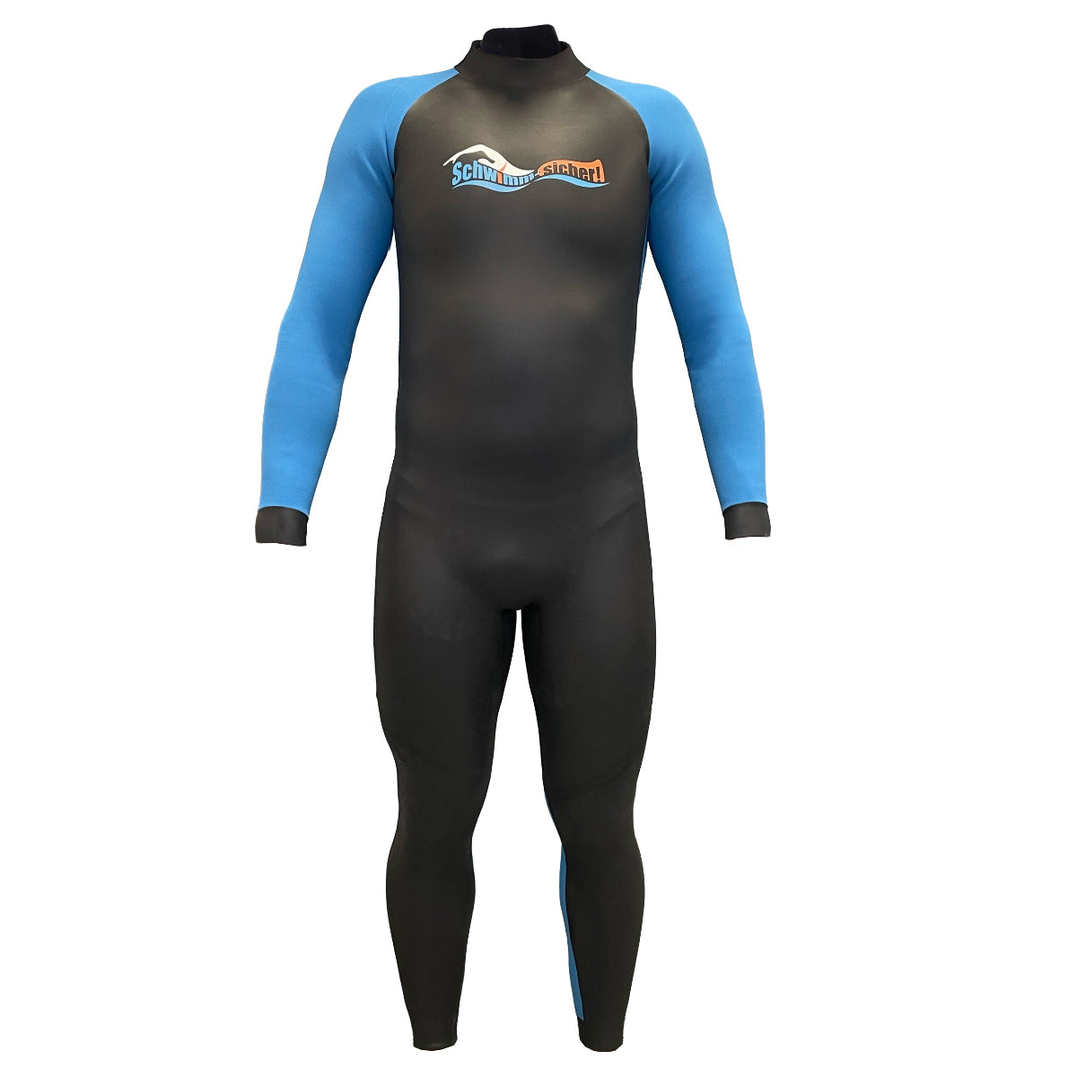 Essential Neoprenanzug, blau-schwarz, Ansicht von vorn