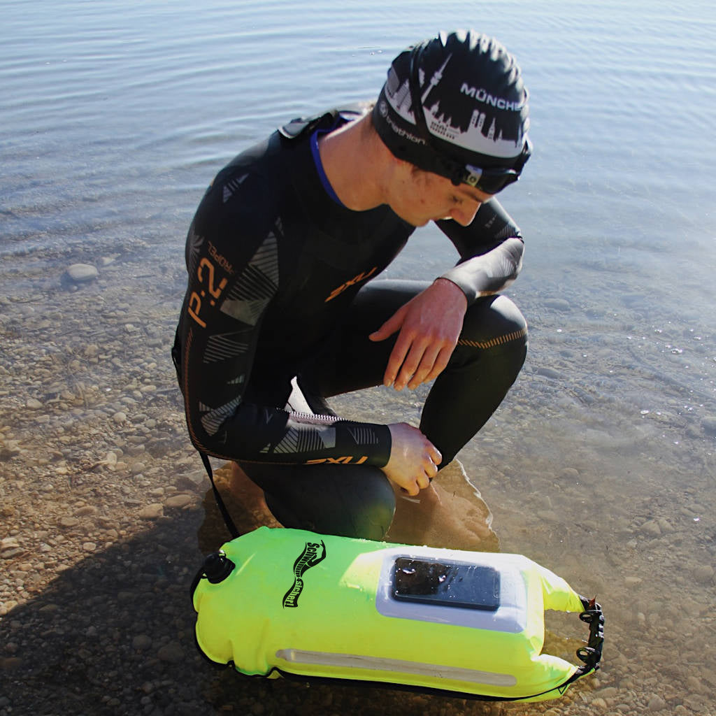 schwimm-sicher.de Swim & Safety Buoy, Ultimate, neongelb