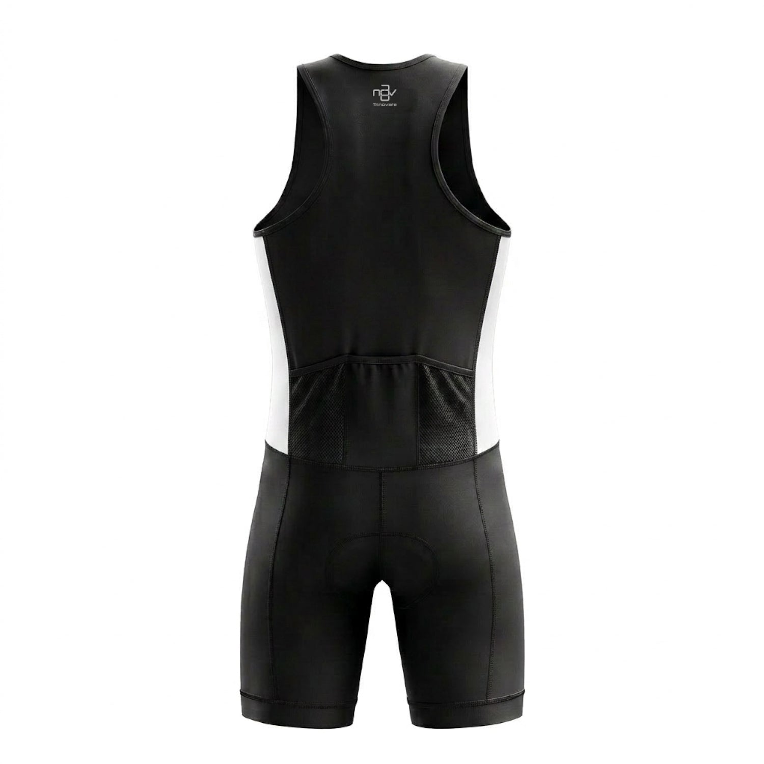 Trinovate Essential Trisuit Damen schwarz-weiß, Rückansicht