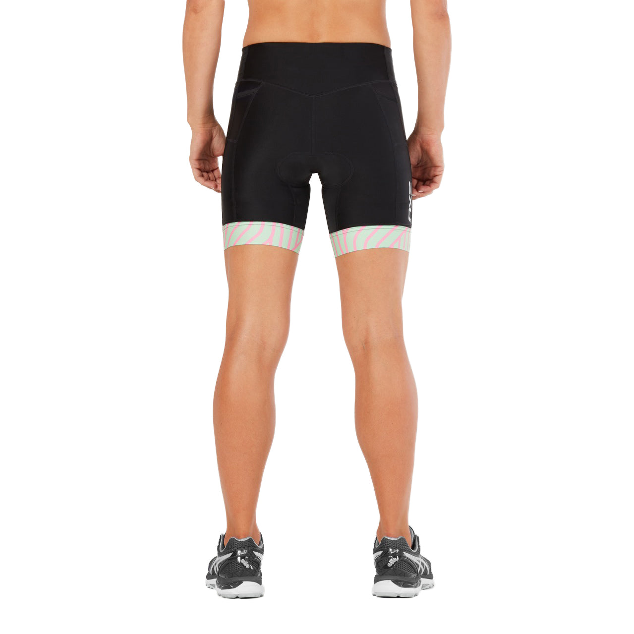 2XU Perform Tri Short 7 Inch, Damen, schwarz/mint