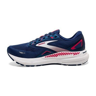 Brooks Adrenaline GTS 23, Damen, Blue/Raspberry/White