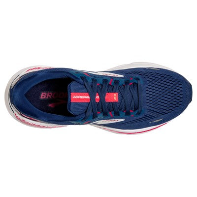 Brooks Adrenaline GTS 23, Damen, Blue/Raspberry/White