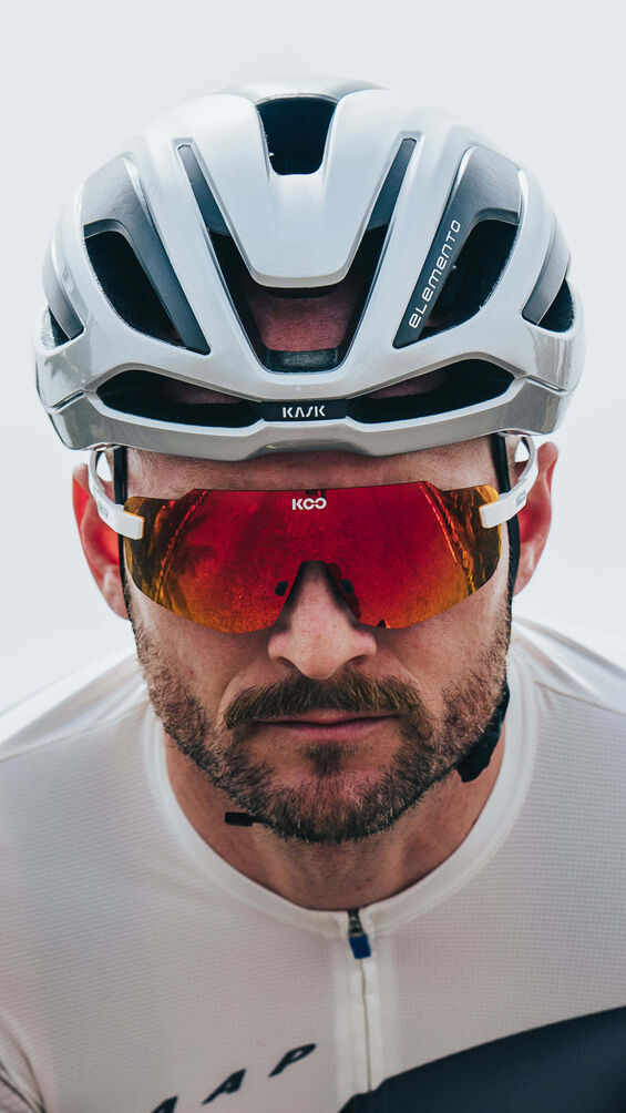 KOO Supernova, Sonnenbrille, White L.Red MR
