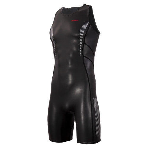ZONE3 Neoprene Men's Kneeskin, Neoprenshorty, black/red