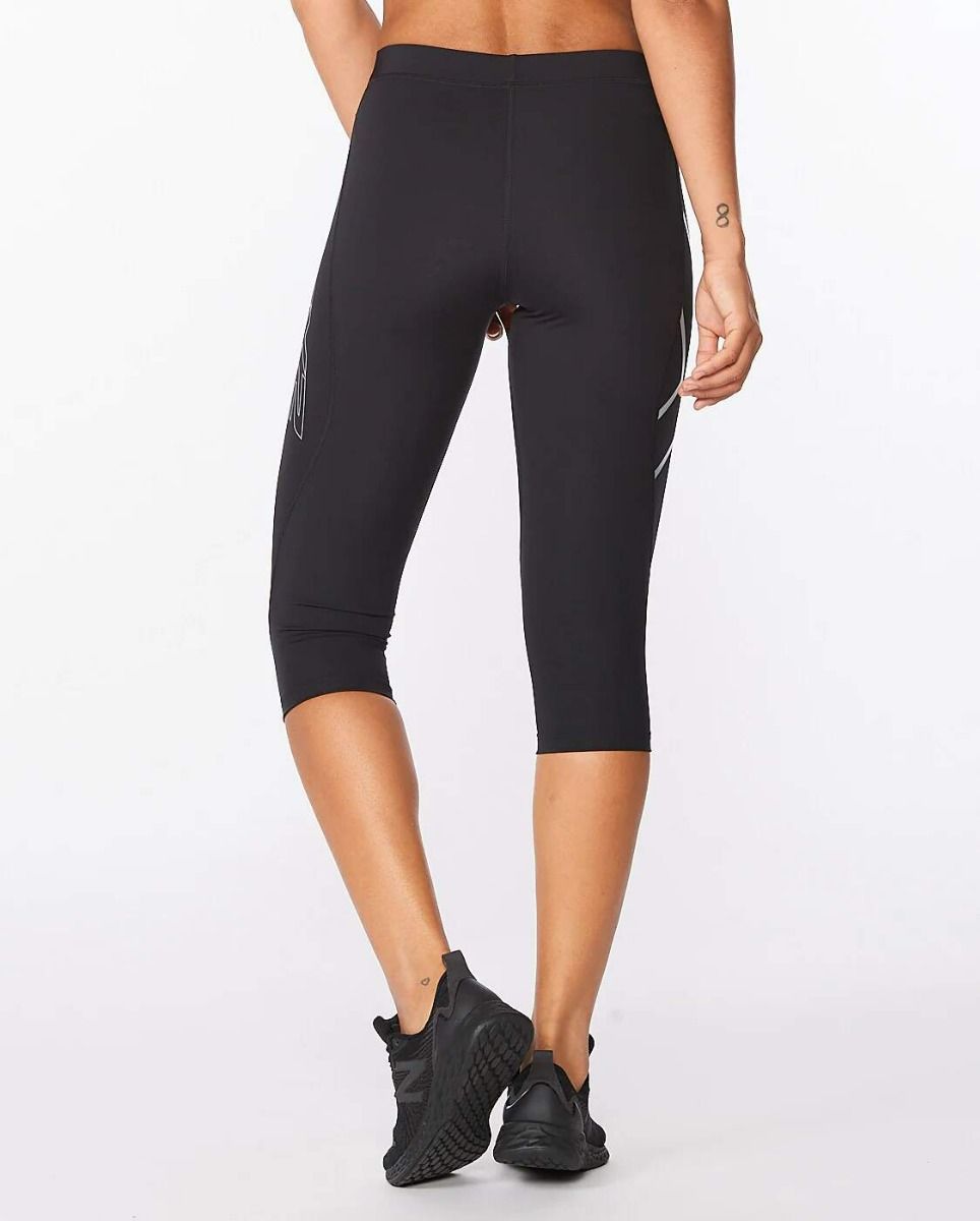 2XU Core Compression 3/4 Tights, Laufhose, Damen, Black/Silver
