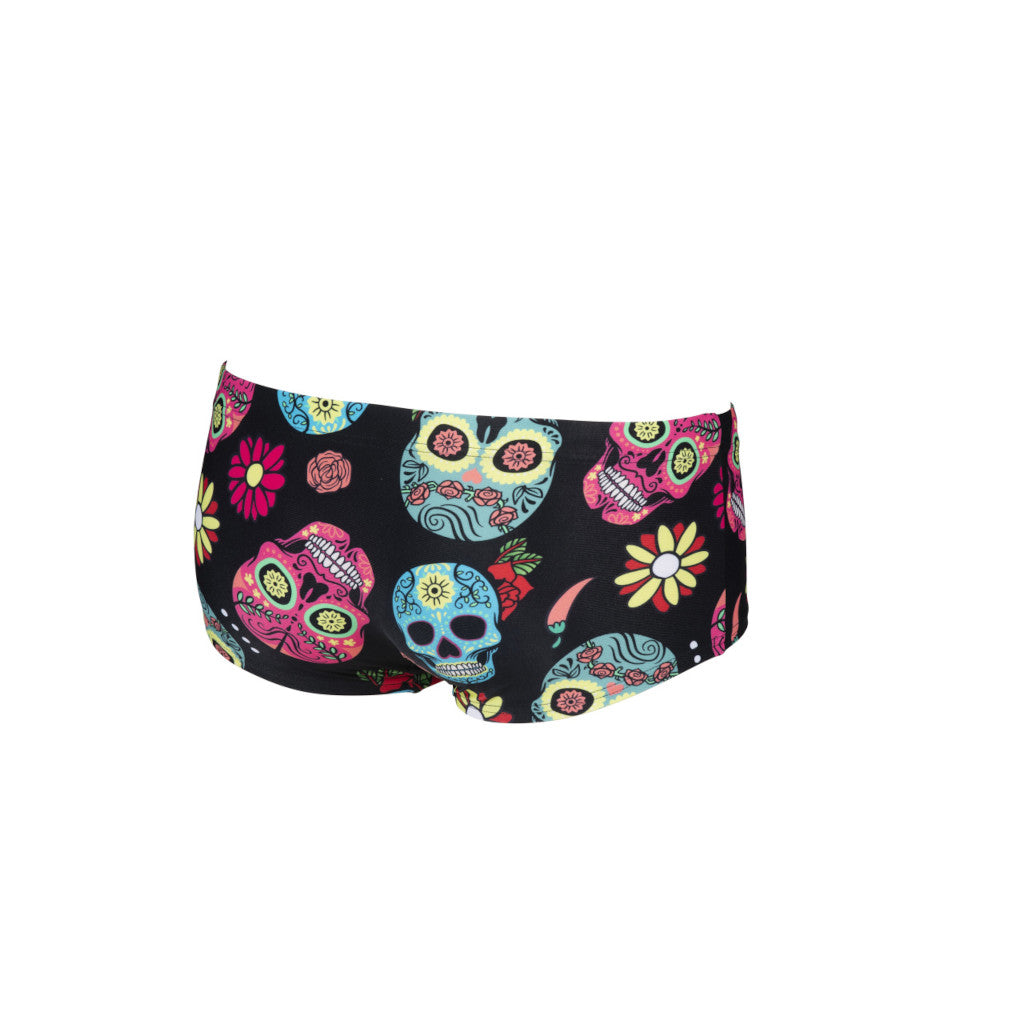 Arena Low Waist Crazy Skulls Carnival, Badehose, Short, Herren, bunt