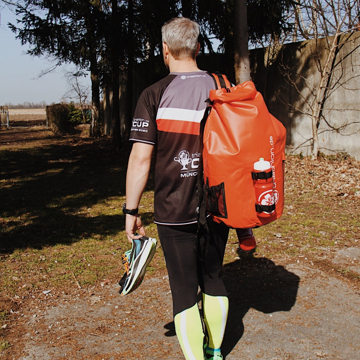 triathlon.de Big Waterproof Backpack, rot