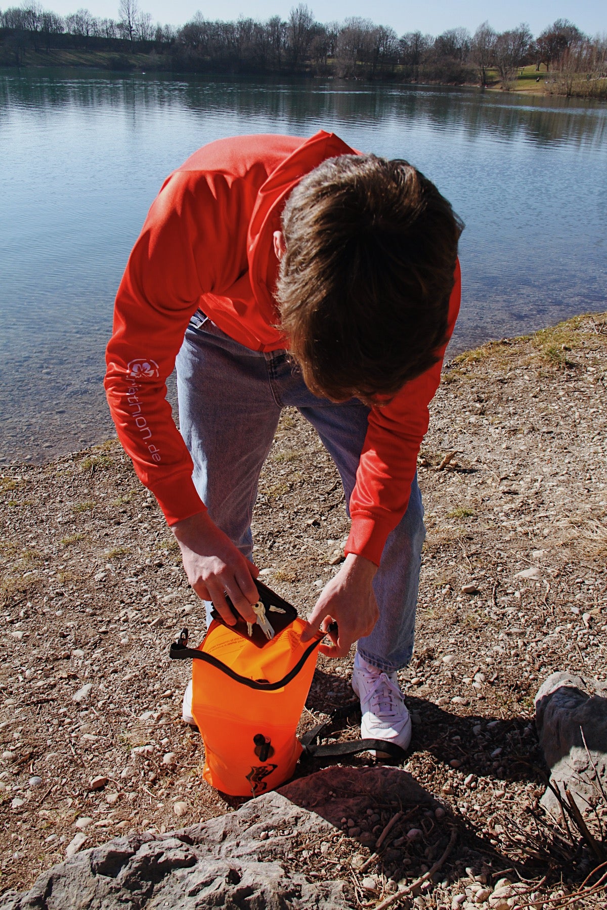 schwimm-sicher.de Swim Buoy, medium, orange