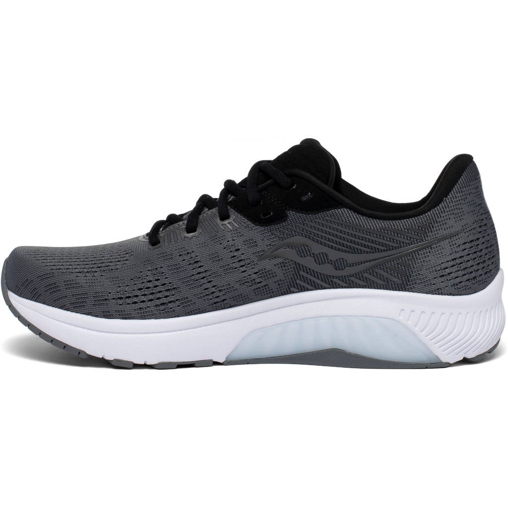 Saucony Guide 14, Herren, coal/vizigold, grau/gold