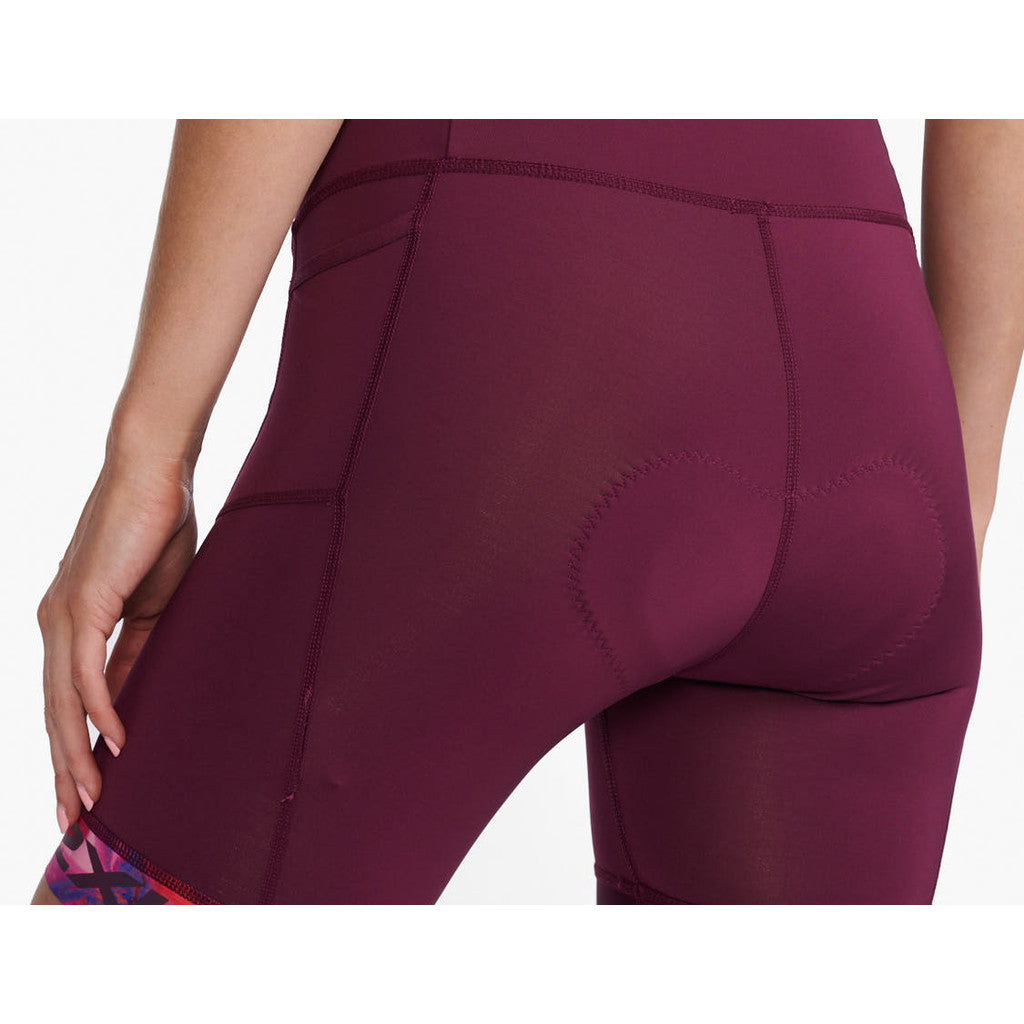 2XU Core 7 Inch Tri Short, Damen, mulberry/festival, brombeere/pink