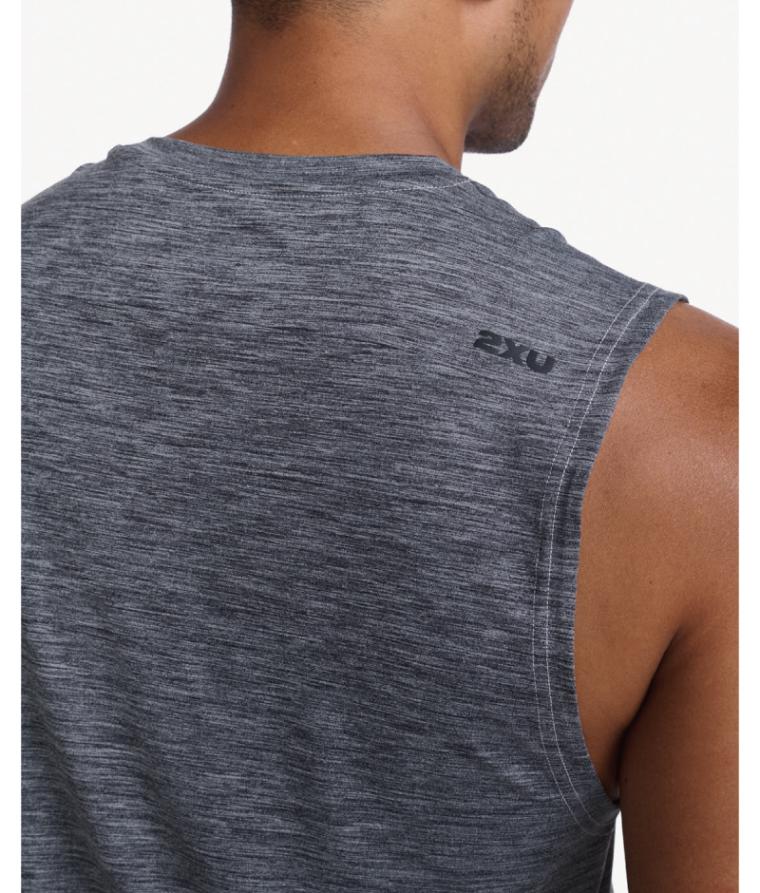 2XU Motion Tank, Herren, Harbor Mist2/Black