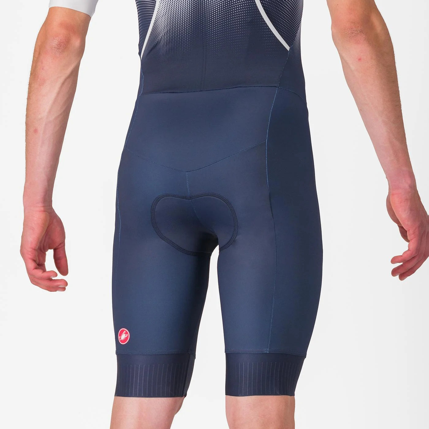 Castelli Core Tri Short Sleeve Trisuit, Herren, Belgian Blue/White