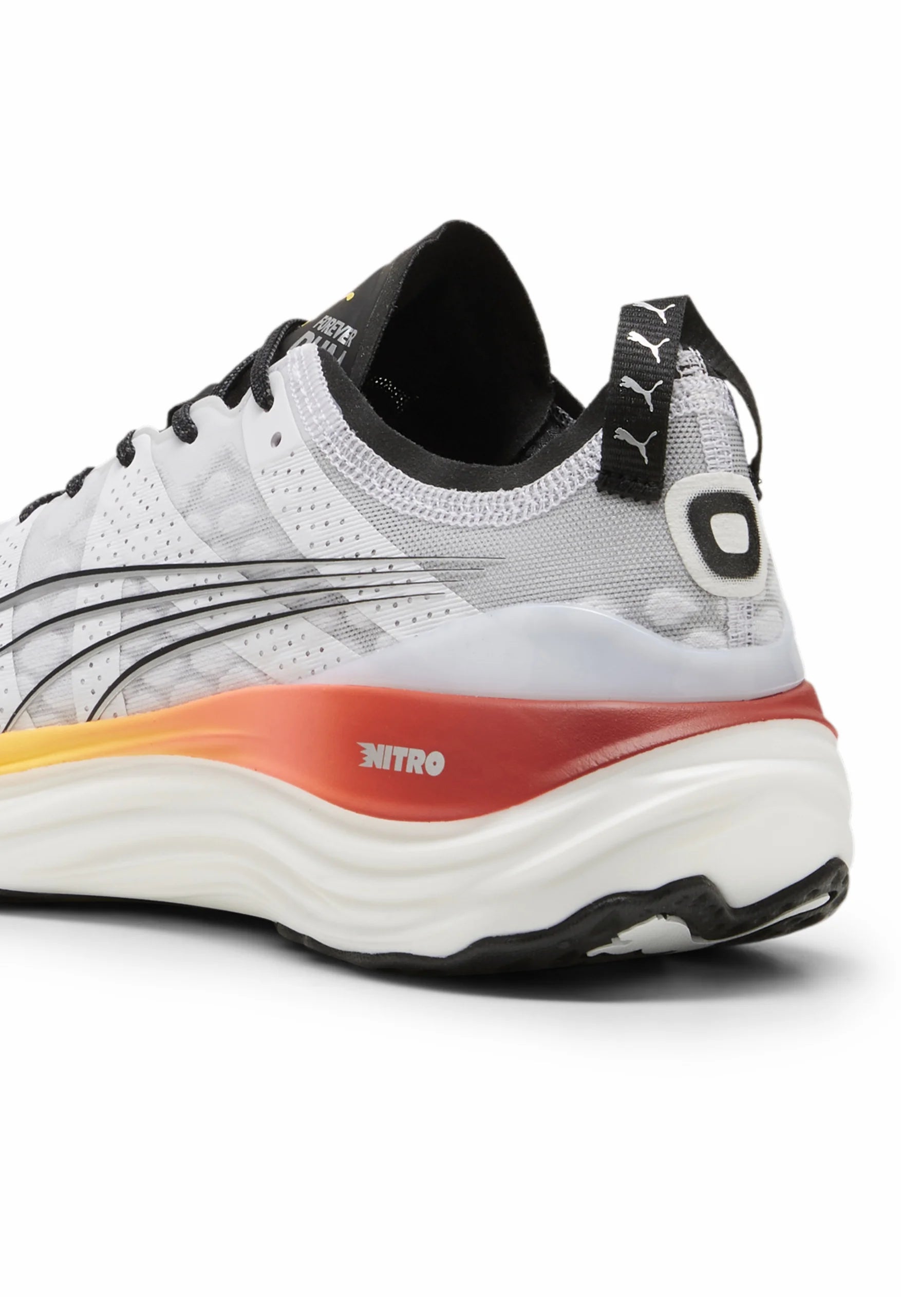 Puma ForeverRun NITRO, Laufschuhe, Herren, PUMA White-Sun Stream-Sunset Glow