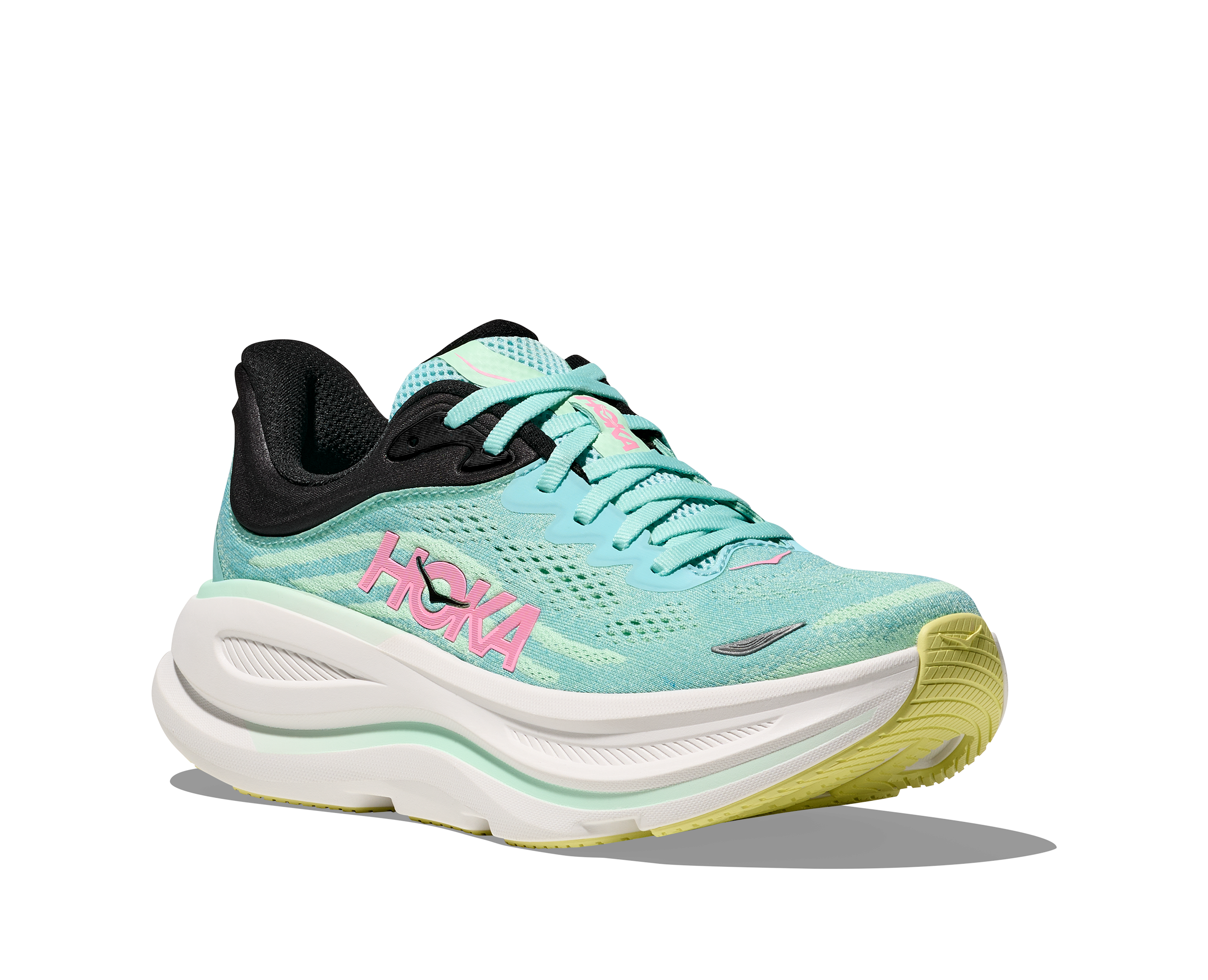 Hoka Bondi 9, Laufschuh, Damen, Blue Spark/Mint Flourite