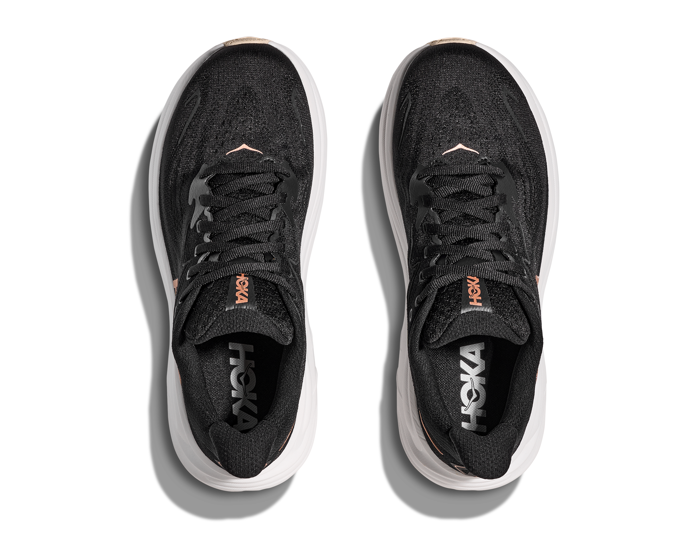 Hoka Clifton 10, Laufschuh, Damen, Black/Rose Gold