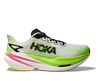 Hoka Mach X 3, Laufschuhe, Damen, White/Neon Lime