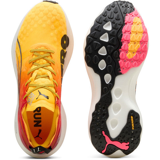 Puma ForeverRun NITRO, Laufschuhe, Damen, Sun Stream-Sunset Glow-PUMA White