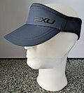 2XU Run Visor, Unisex, Turbulence/Black