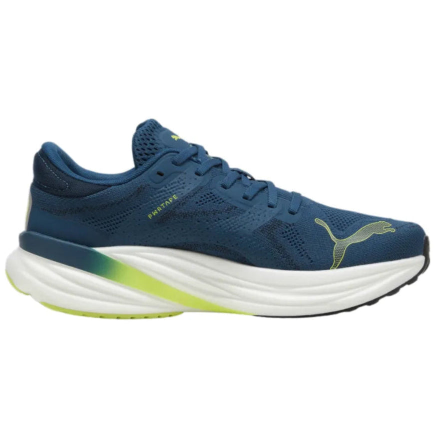 Puma Magnify NITRO 2, Laufschuhe, Herren, Ocean Tropic-PUMA Black-Lime Pow