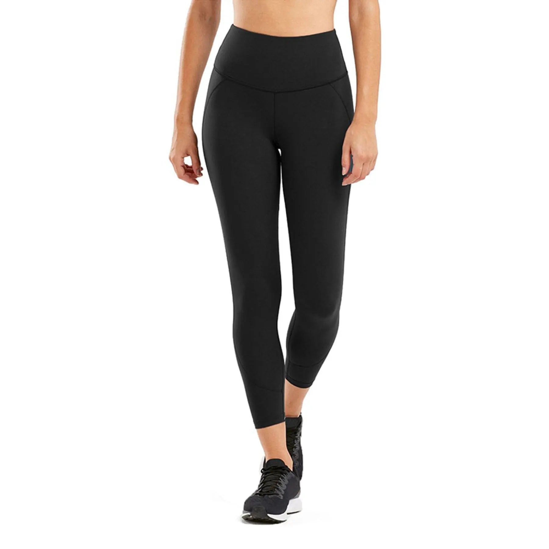 2XU Fitness Hi-Rise Compression Tights, Damen, Laufhose, Black/Black