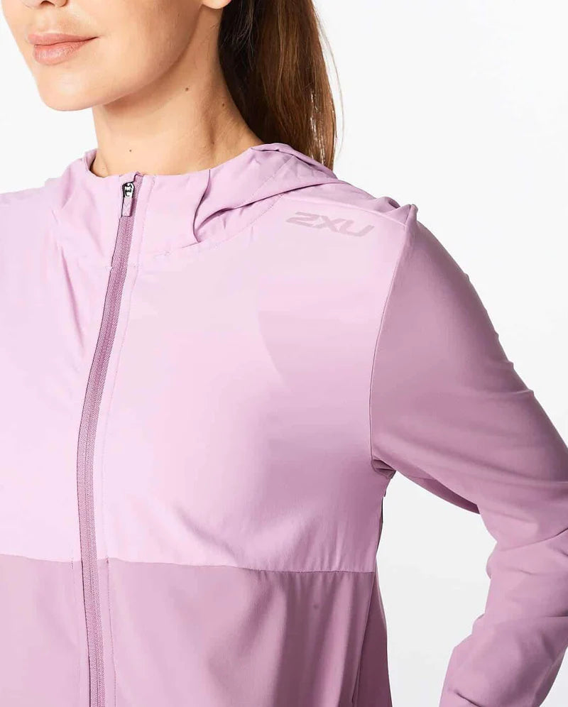 2XU Aero Jacket, Damen, Orchid Mist/Orchid Reflective