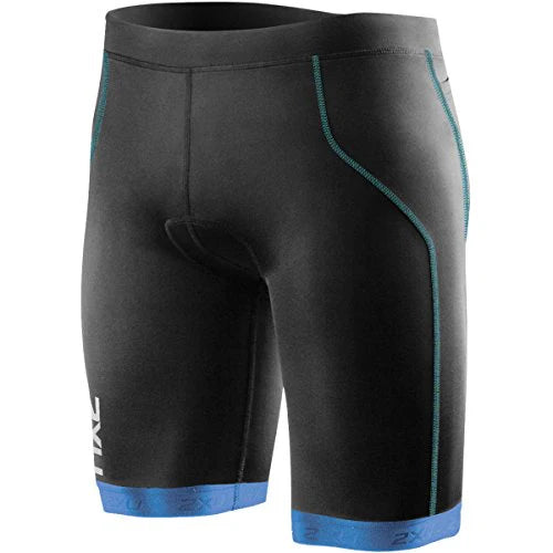 2XU Active Youth Tri Short, Kinder, Black/Blue