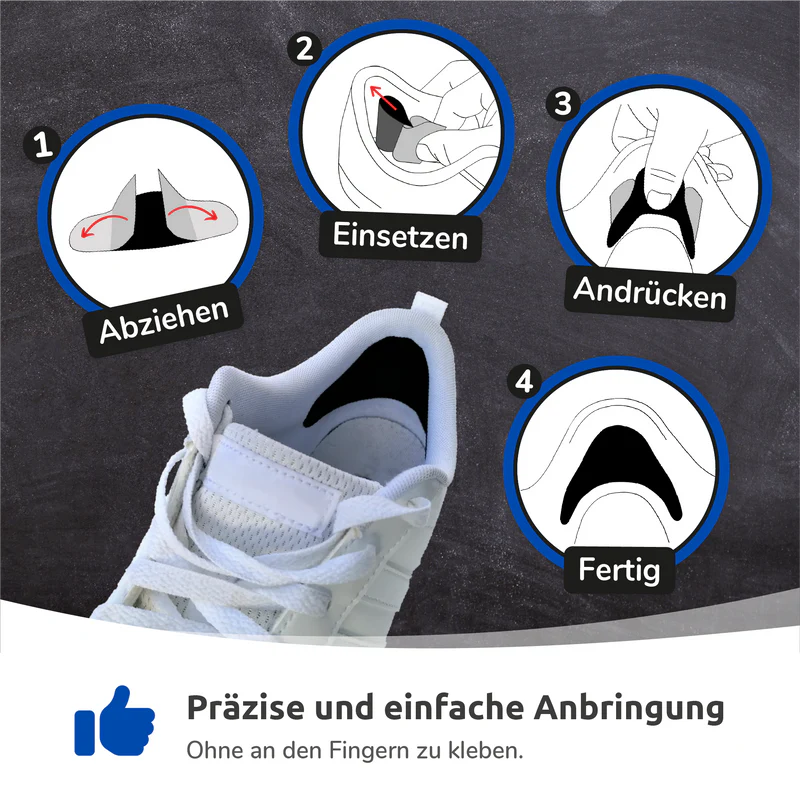 TRAINER ARMOUR Fersenloch-Schutz, Heel Hole Preventer, weiß