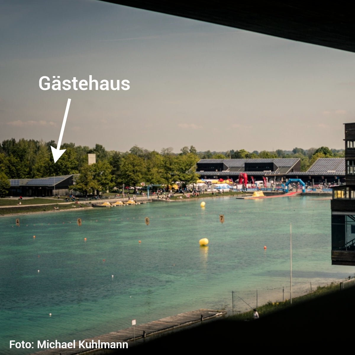 Übernachtung: triathlon.de CUP München - Gästehaus Regattaanlage