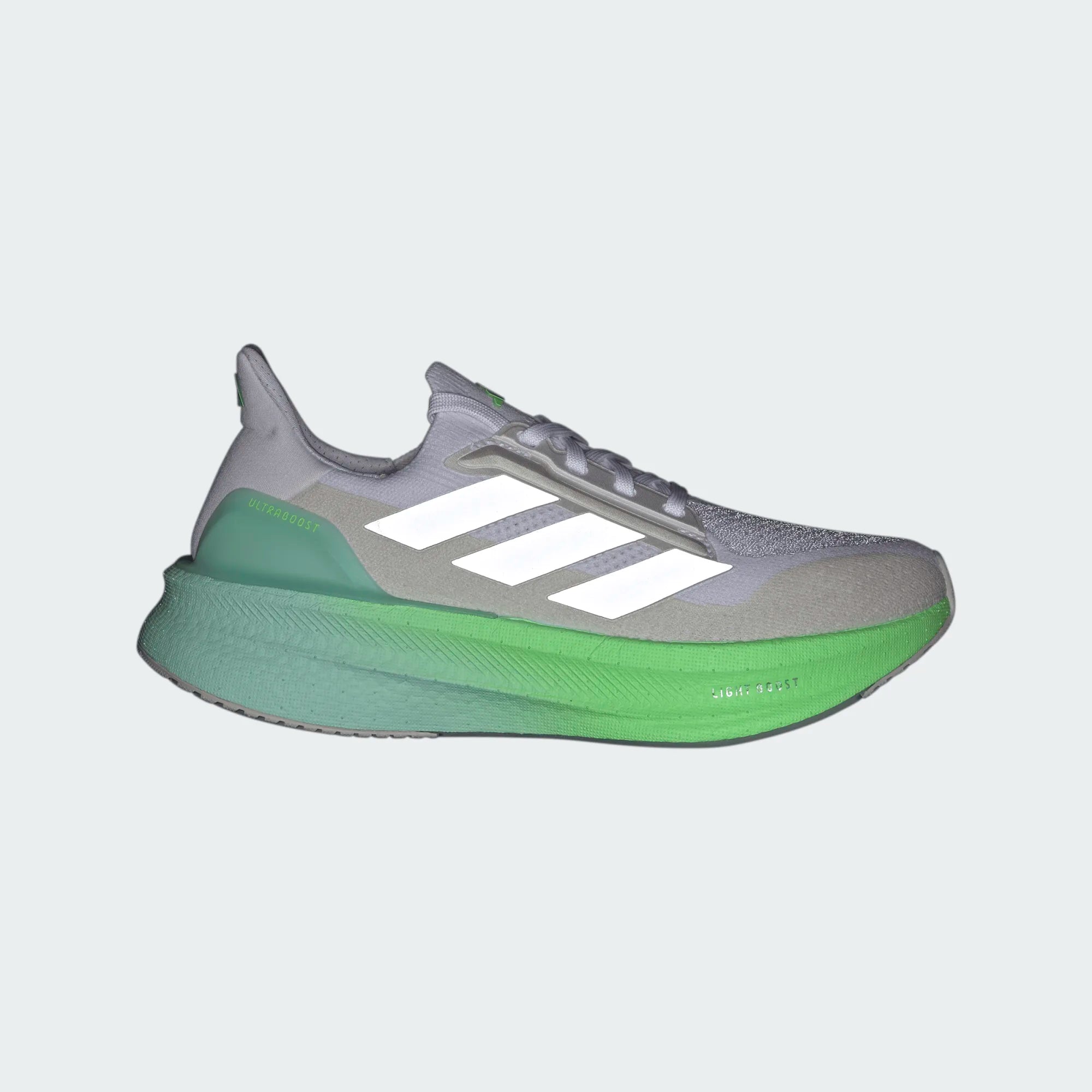 reflektierende Seitenansicht rechter Schuh Außenseite