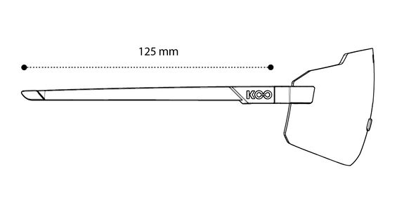 KOO Supernova, Sonnenbrille, White L.Red MR