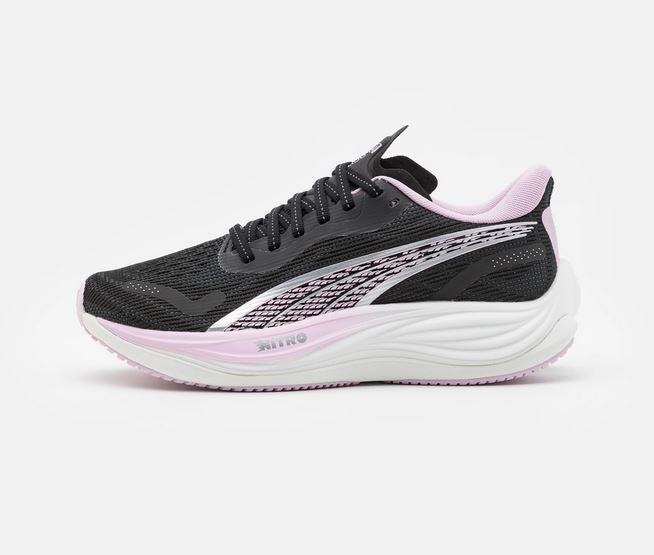 Puma Velocity NITRO™ 3, Damen, PUMA Black-PUMA Silver Grape Mist