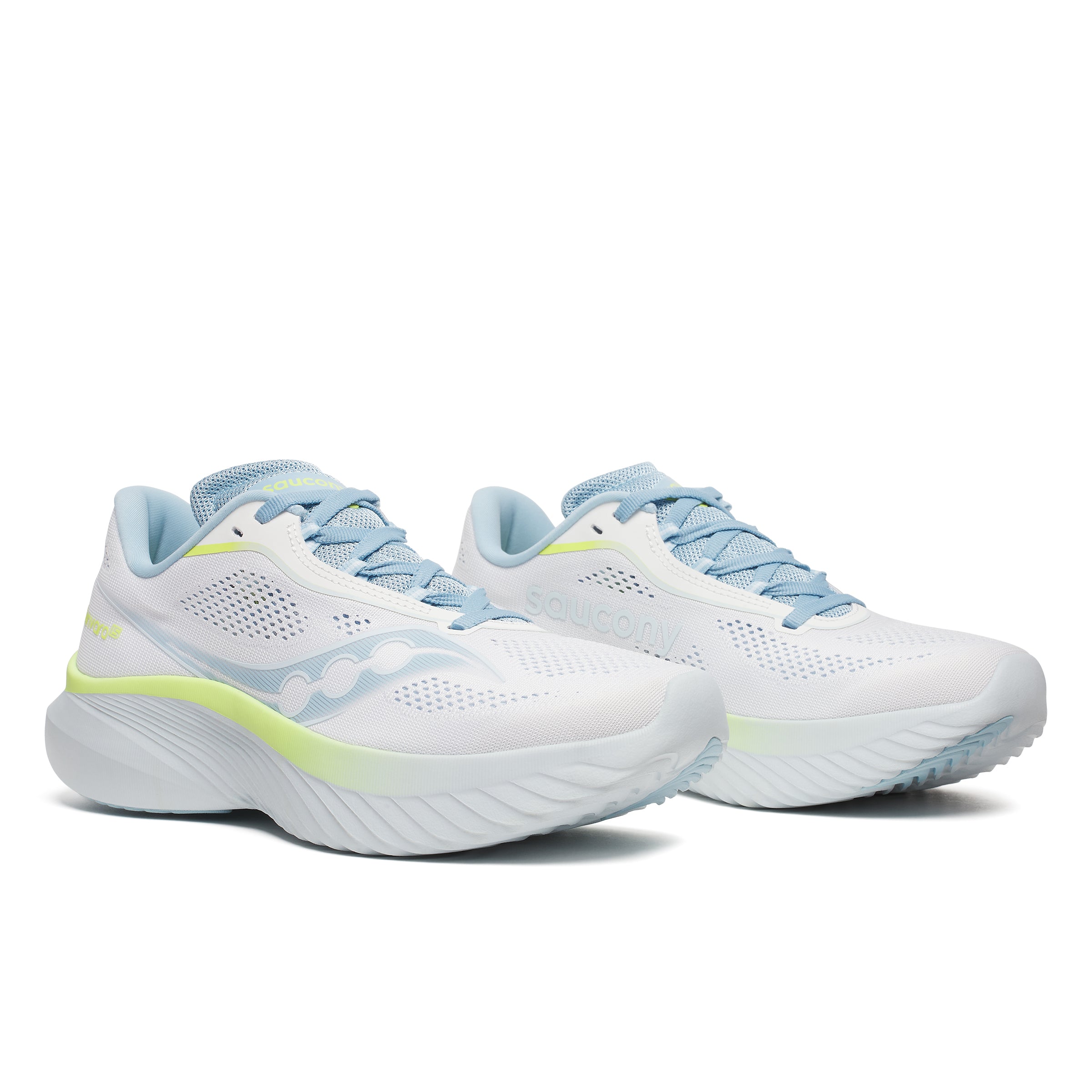 Saucony Kinvara 15, Laufschuh, Damen, White/Icemelt