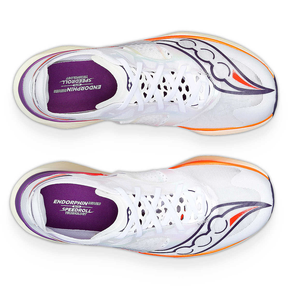 Saucony Endorphin Elite, Herren, white/vizired blanc