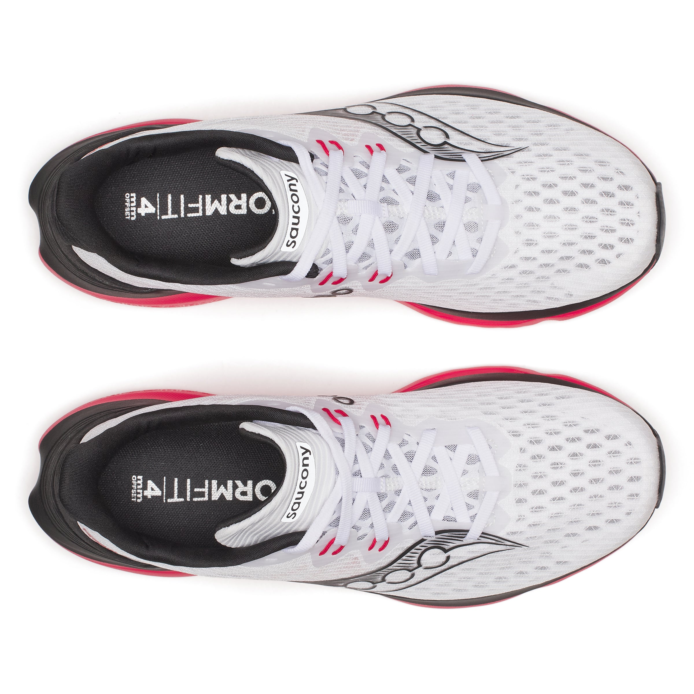 Saucony Kinvara 16, Laufschuh, Herren, White/Red