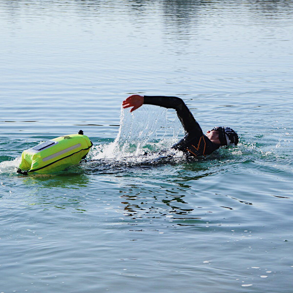 schwimm-sicher.de Swim & Safety Buoy, Ultimate, neongelb