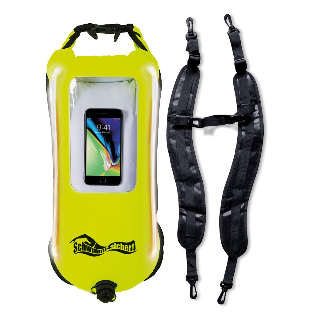 schwimm-sicher.de Swim & Safety Buoy, Ultimate, neongelb