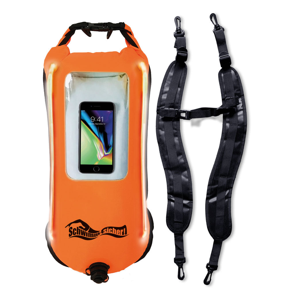 schwimm-sicher.de Swim & Safety Buoy, Ultimate, orange