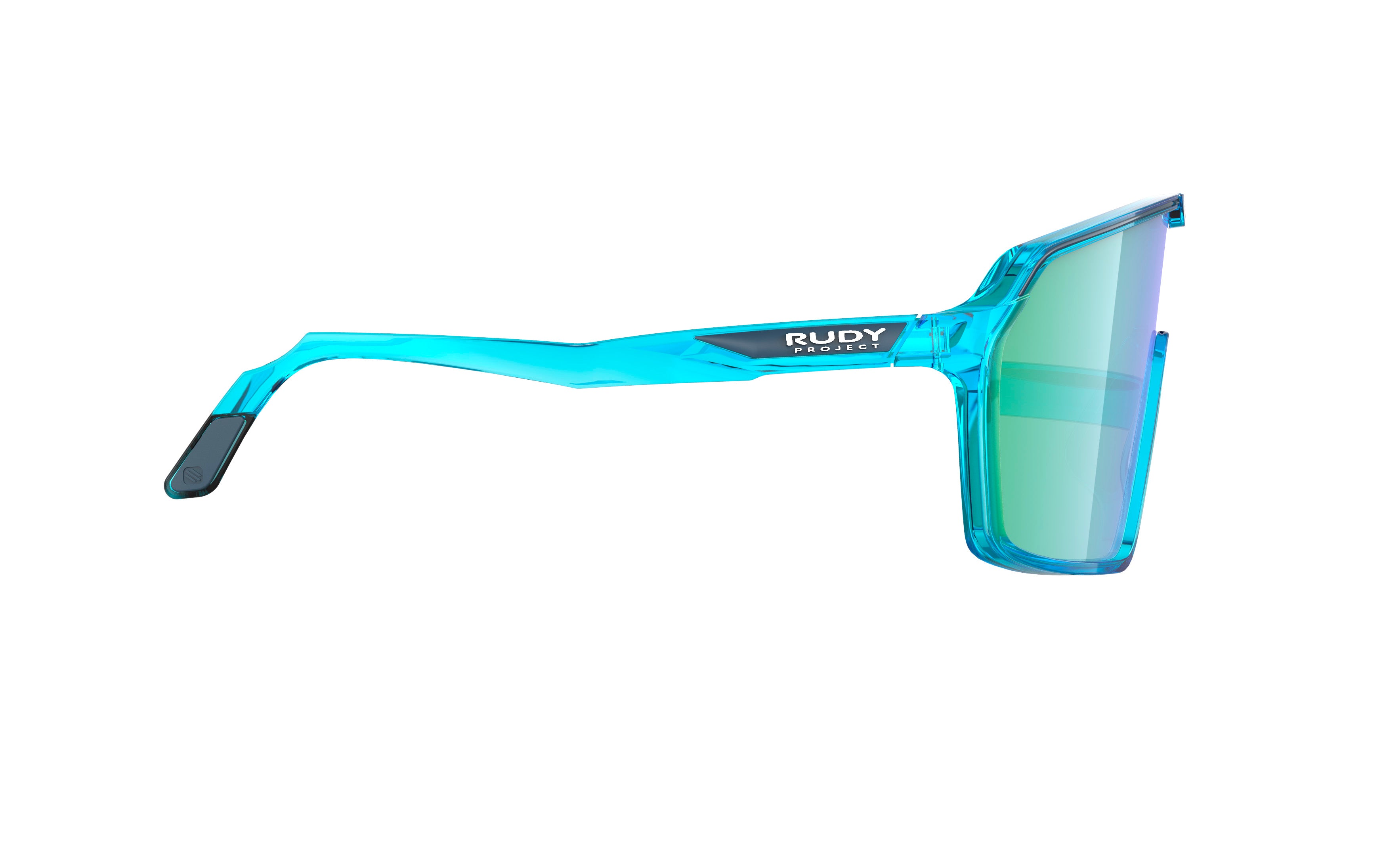 RUDY Project Sun.Spinshield Crystal Azur - Multilaser Green, Radbrille, Sportbrille, blau/grün