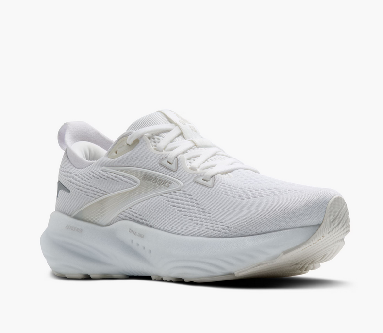 Brooks Glycerin 22, Laufschuh, Damen, White/White/Grey