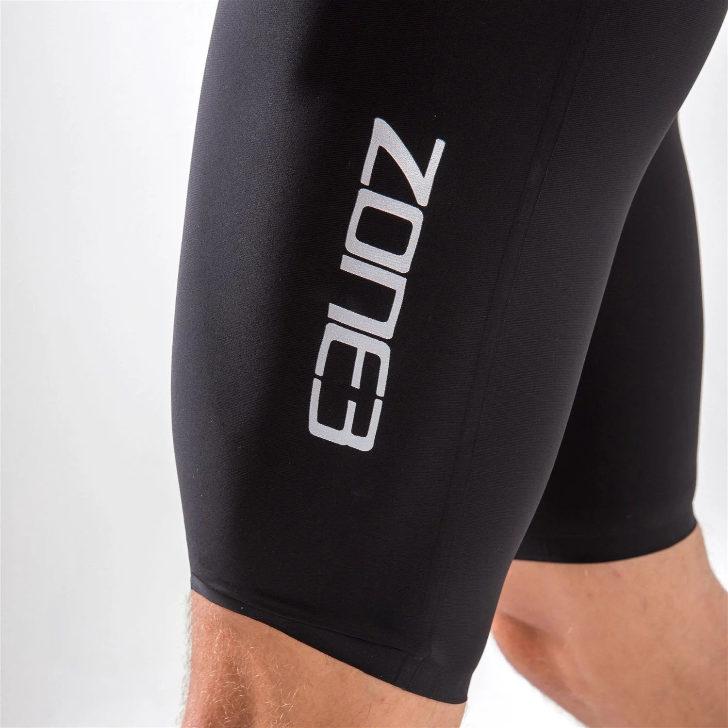 ZONE3 Streamline Sleeveless Swimskin, Herren, black/red