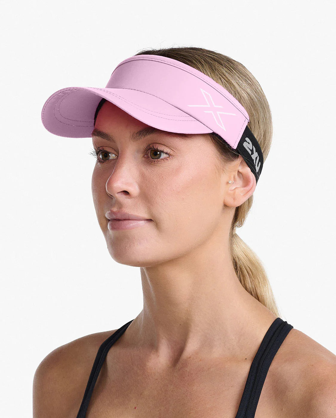 2XU Performance Visor, Unisex, pastel pink/white