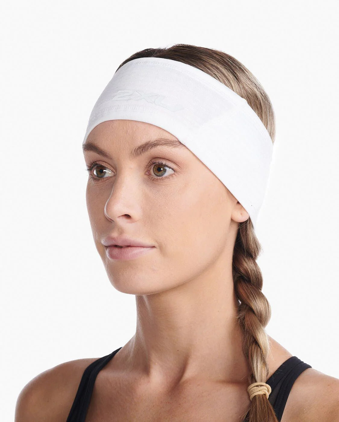 2XU Ignition Headband, Stirnband, unisex, weiß/reflektierend