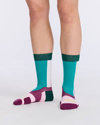 2XU VECTR Light Cushion Crew Socks, Deep Jade/Bete